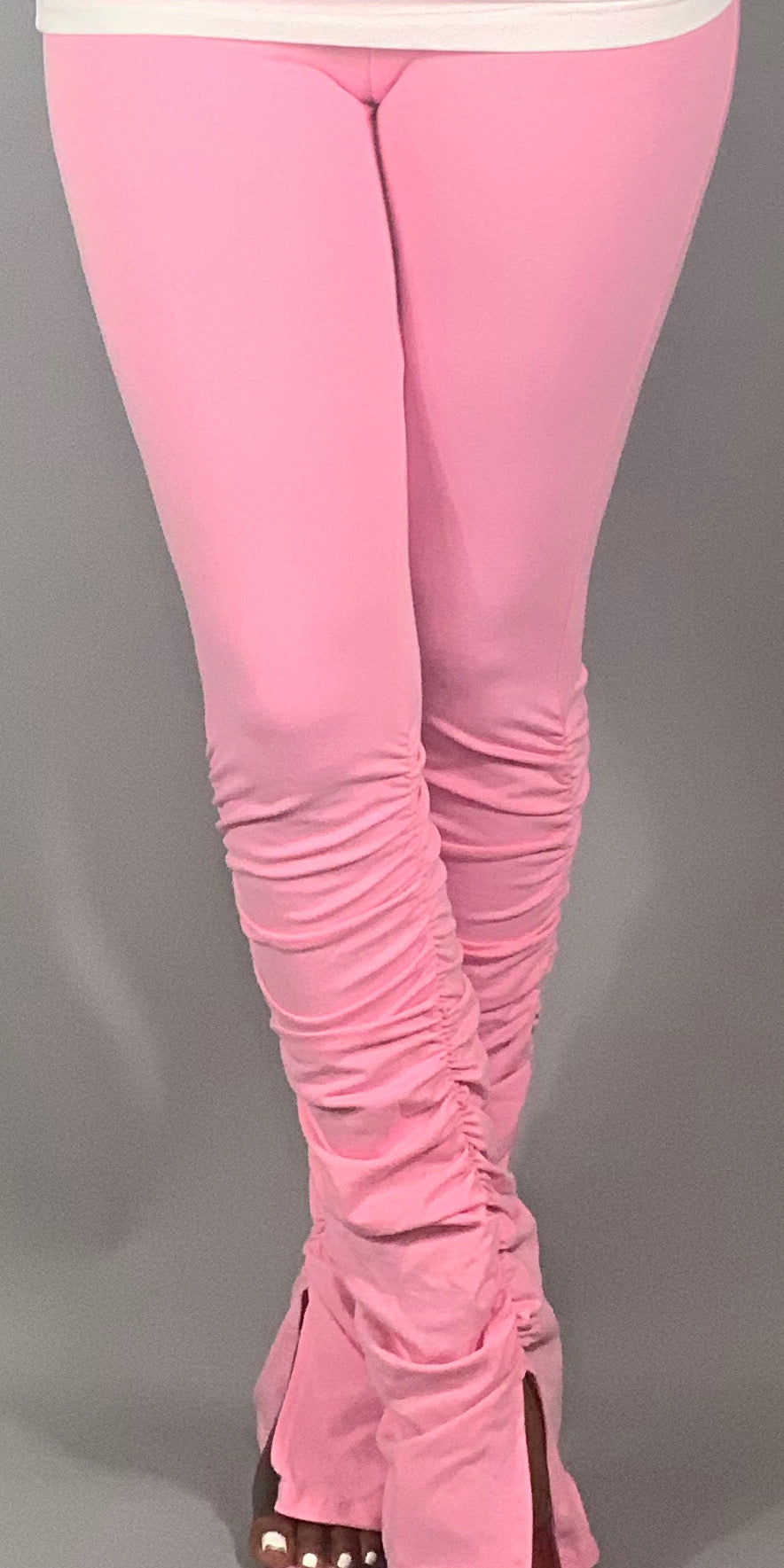 Stacked Joggers Pink