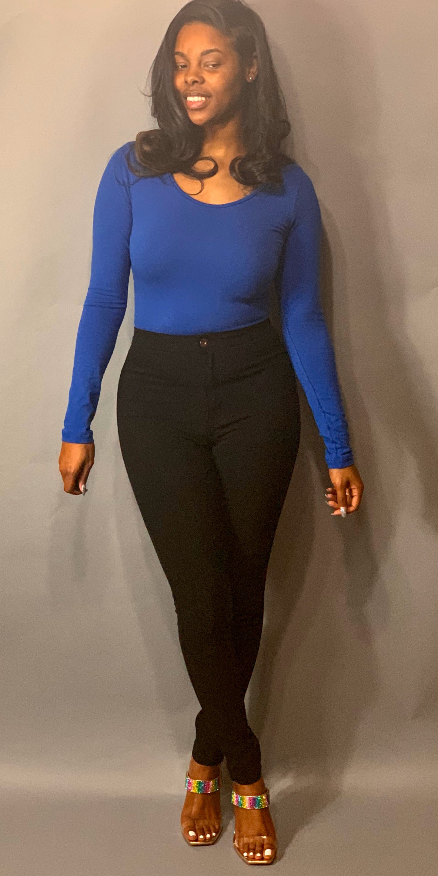 Basic Bodysuit Royal Blue