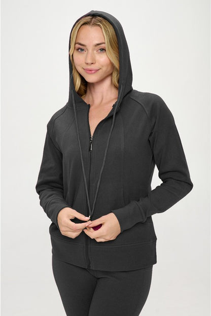 Basic Casual Active Hoodie Set