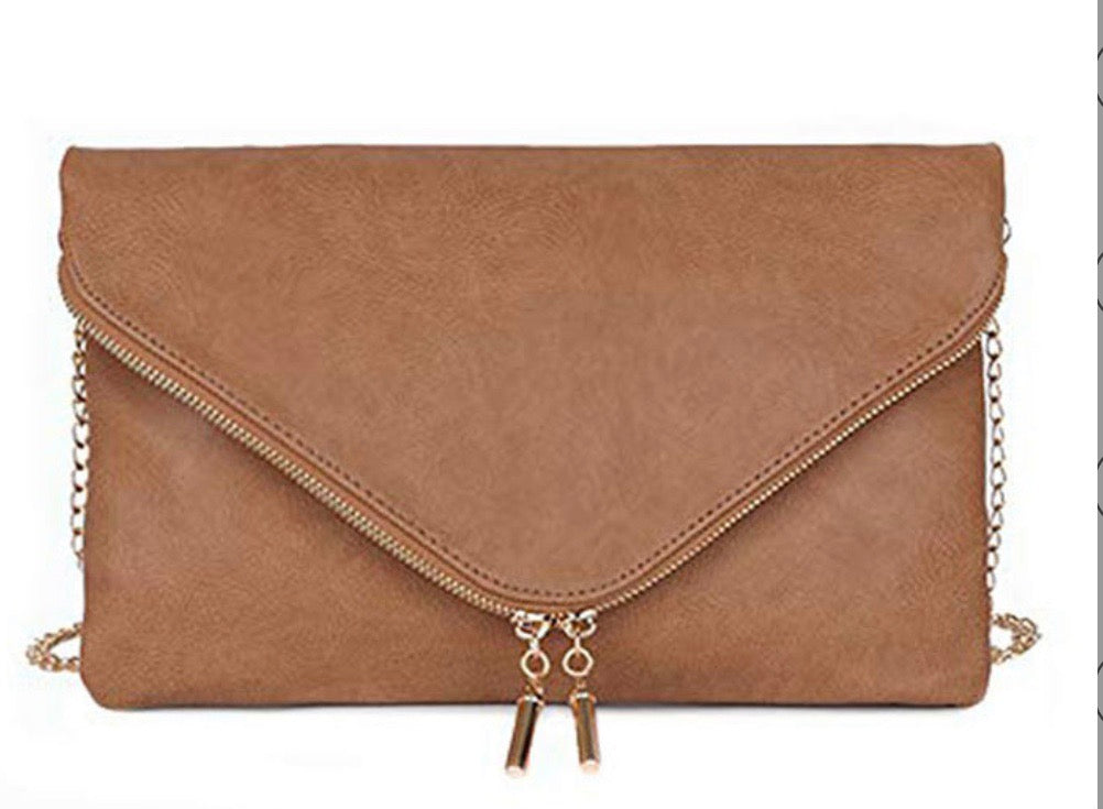Elite Clutch-Brown