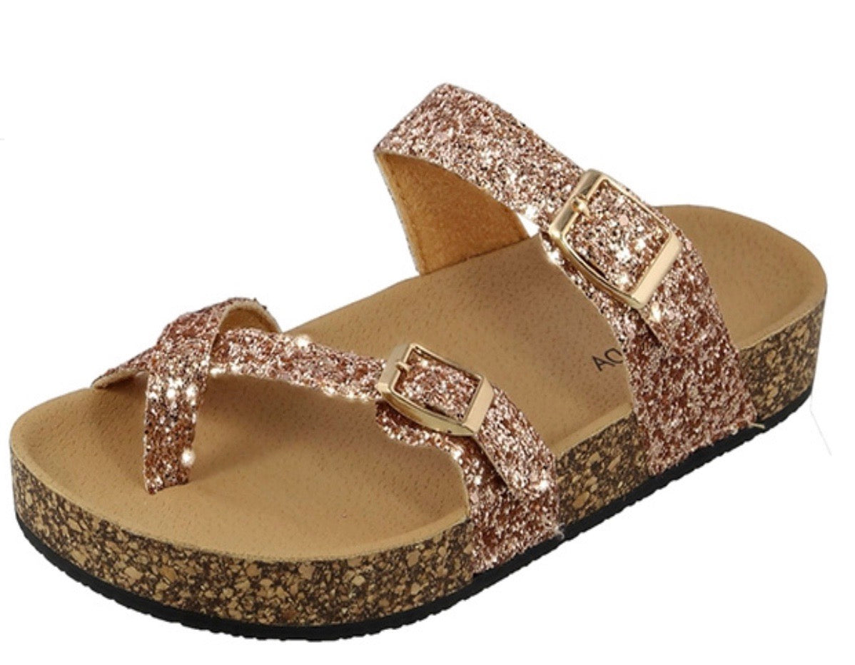 Amara Sandal-Rose Gold