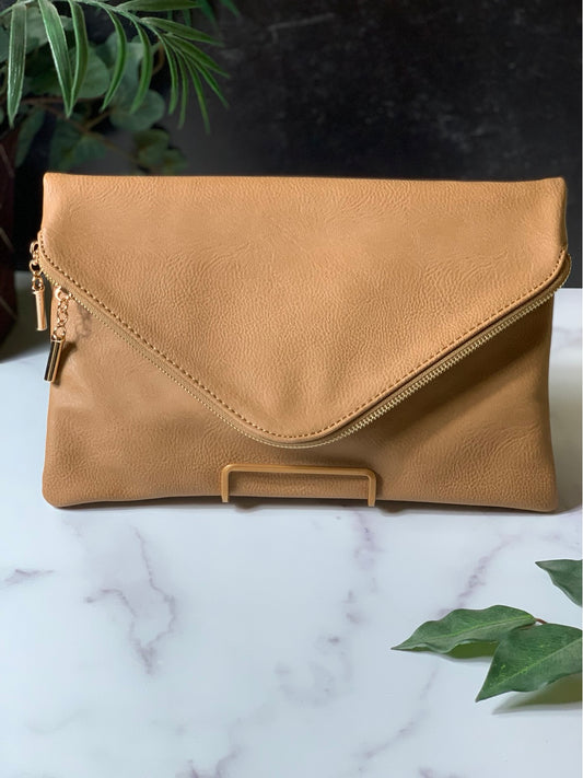Elite Clutch-Brown
