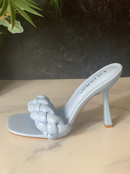 Daisy Mule-Slate Blue