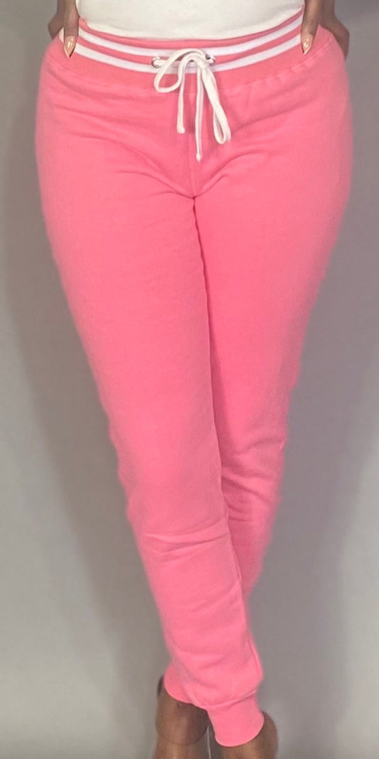 On the Run Joggers- Pink