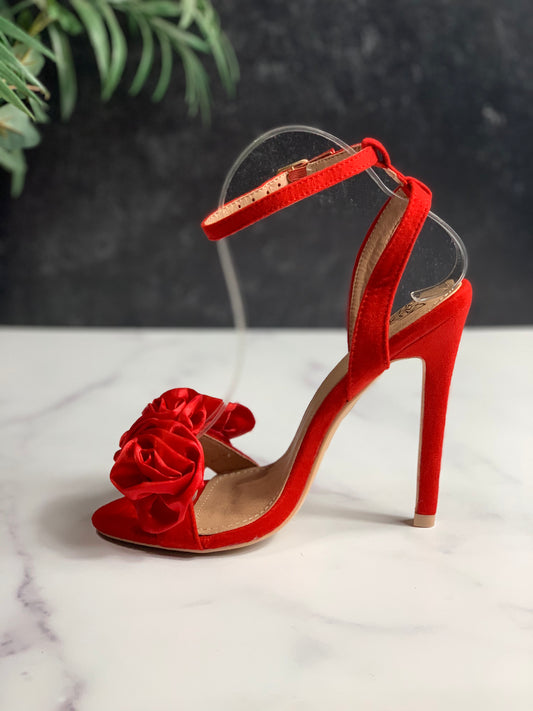 Blossom Heel-Red