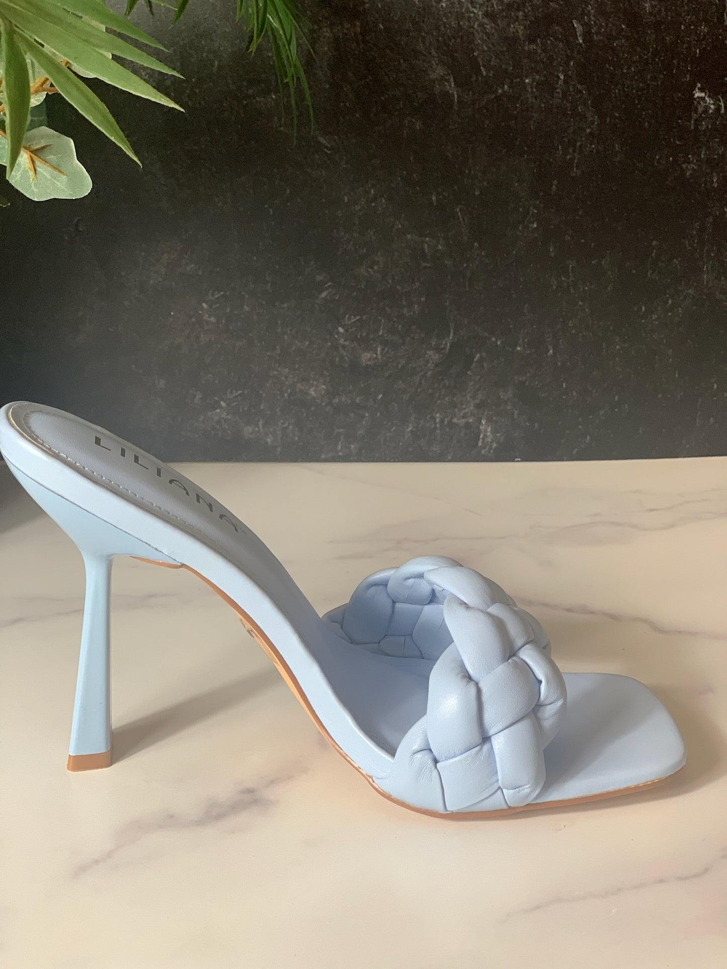 Daisy Mule-Slate Blue