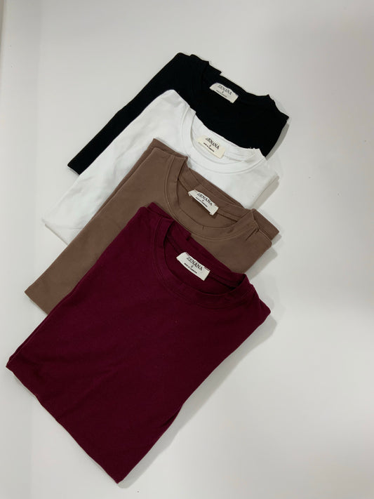 Crew Neck Short Sleeve T-shirt