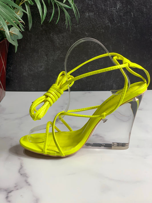 Fallen Wedge-Neon Yellow