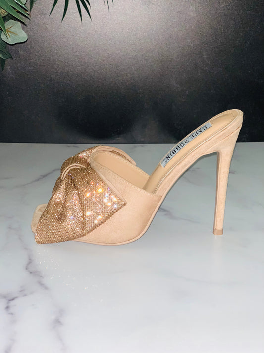 Leigh Nude Bow Mule