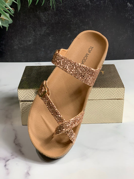 Amara Sandal-Rose Gold