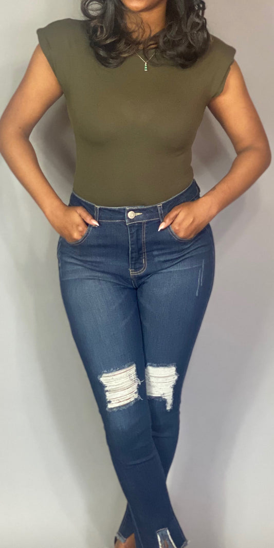 Above Average Bodysuit Green
