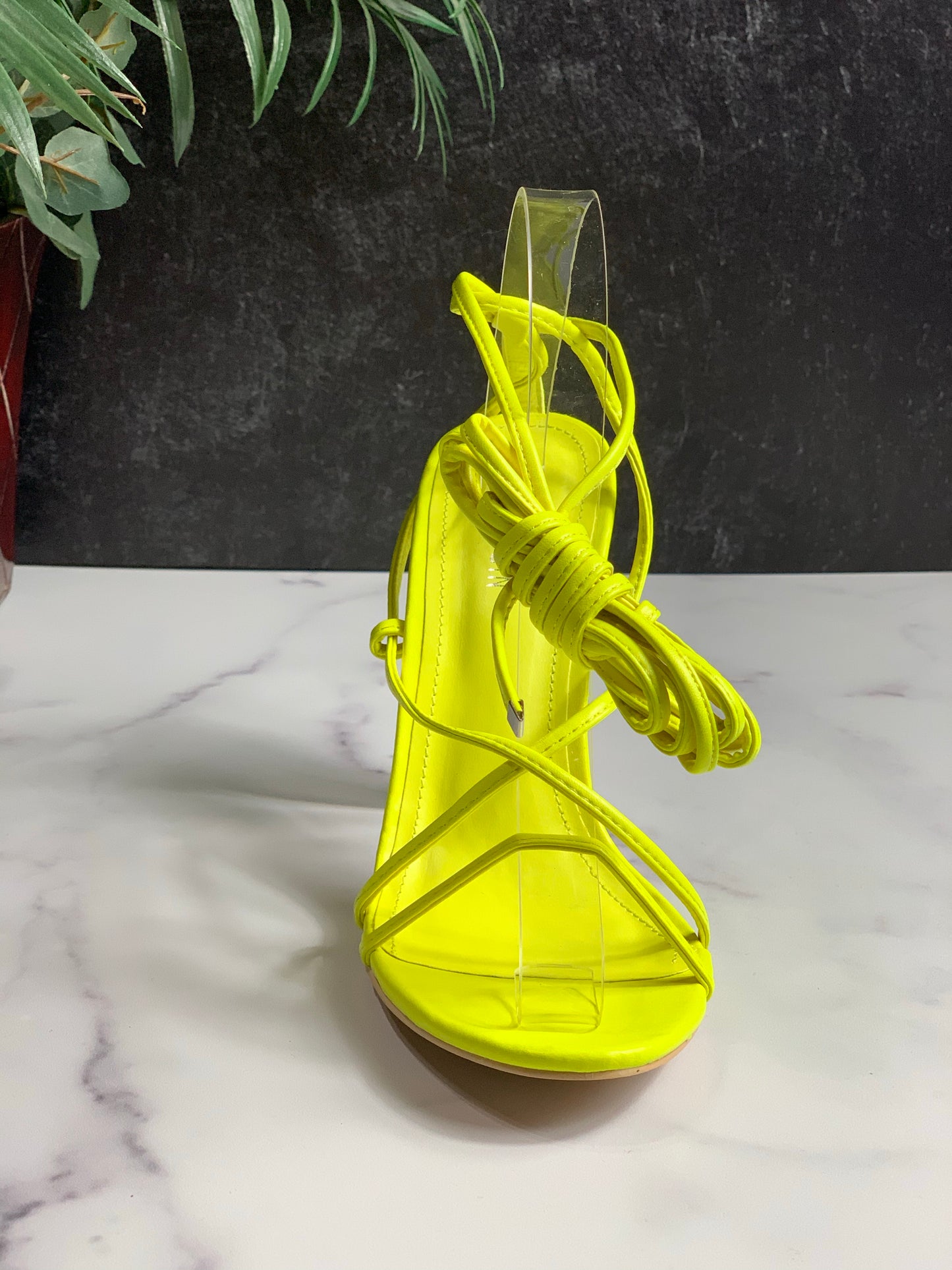 Fallen Wedge-Neon Yellow